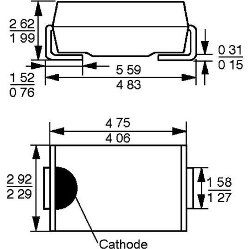 Schukat Electronic gmbh Dioda LL4007 1000V 1A Cene