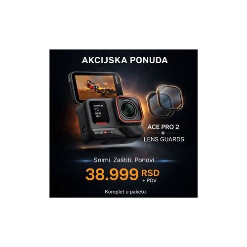 INSTA 360 Ace Pro 2 Stand bund+LensG Slike