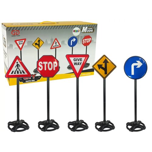 Lean Toys izobraževalni set prometnih znakov 82 cm Slike