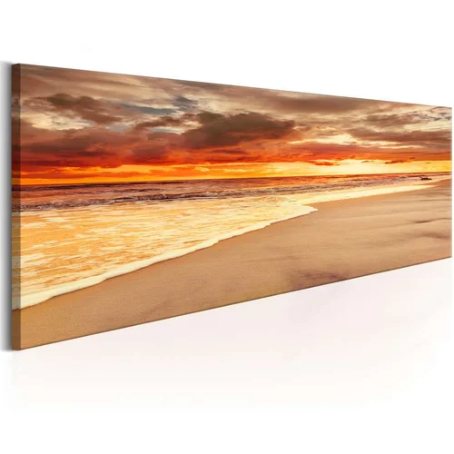  Slika - Beach: Beatiful Sunset 120x40