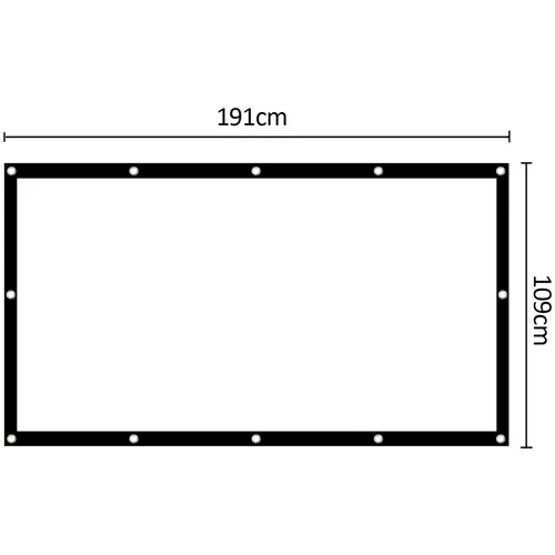 Maclean Zaslon za projektor zložljivo platno MC-980 84", 186x100cm