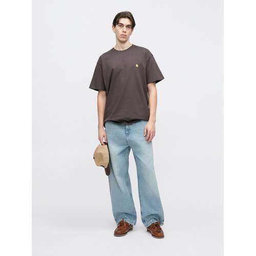 Carhartt WIP Majica &amp;#039;Chase&amp;#039; temno siva Slike