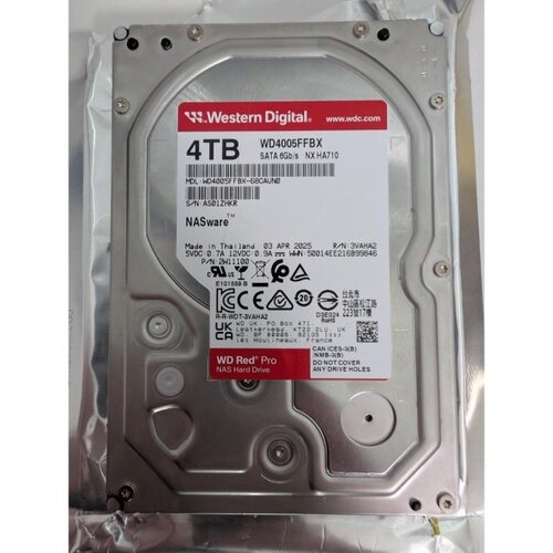 Western Digital 4TB Red Pro 3.5'' SATA CMR WD4005FFBX OUTLET Cene