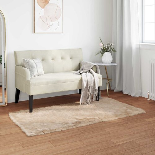  Tepih od umjetne ovčje kože TAFALLA Bež 60 x 110 cm Poliester Cene