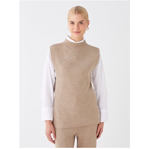 LC Waikiki Women&amp;#039;s Half Turtleneck Straight Knitwear Sweater Slike