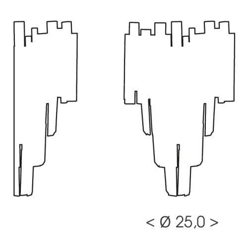 Brilagi Zidno svetilo VERVE 2xE14/40W/230V zlatno Slike