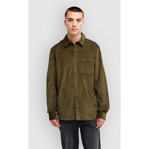 Quiksilver Smoke Trail Cord Srajca grape leaf Slike
