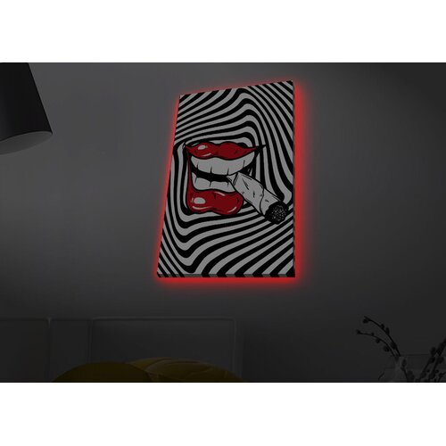 Wallity Zidna slika sa LED osvetljenjem 4570MDACT-077, 45x70 cm Cene