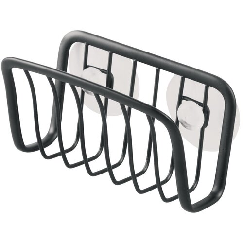 IDesign crni metalni samostojeći vakuumski držač axis, 6,5 x 14 cm Slike
