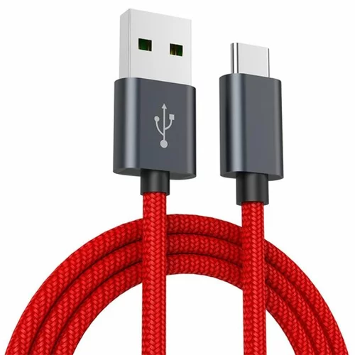 Xiaomi mi braided usb type-c cable 100c, crveni