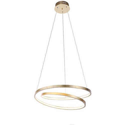 PAUL NEUHAUS Dizajn viseča svetilka zlata 55 cm z LED zatemnitvijo - Rowan Slike