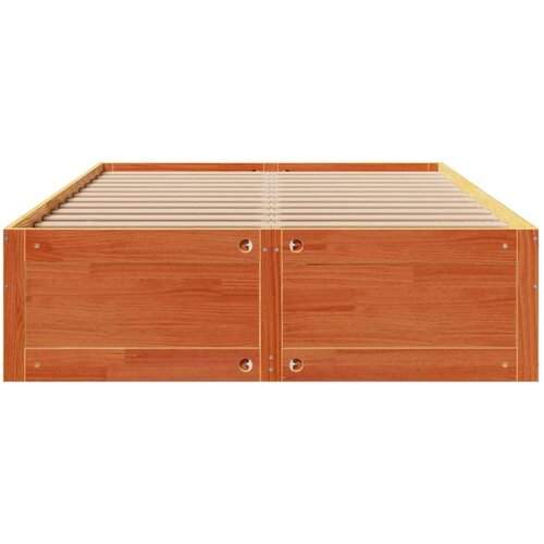 VidaXL okvir kreveta bez madraca s ladicama 140x190 cm od borovine Slike
