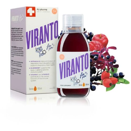 4U Pharma sirup za decu viranto 1+ 100 ml Cene