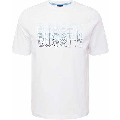 Bugatti Majica modra / marine / cijansko modra / bela
