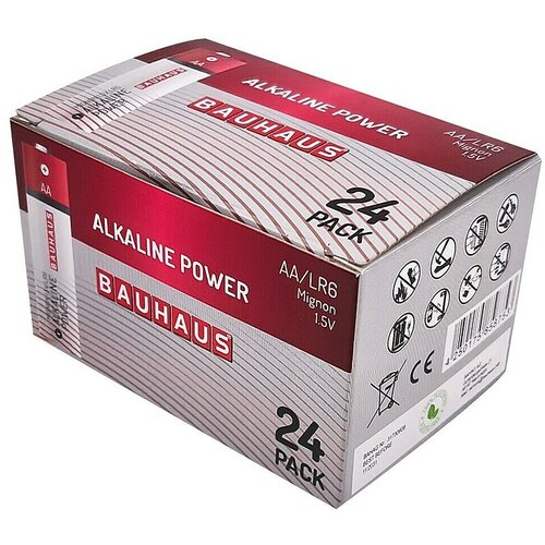 BAUHAUS Alkalna baterija Power (Mignon AA, Alkalijski (mangan), 1,5 V, 24 kos) Cene