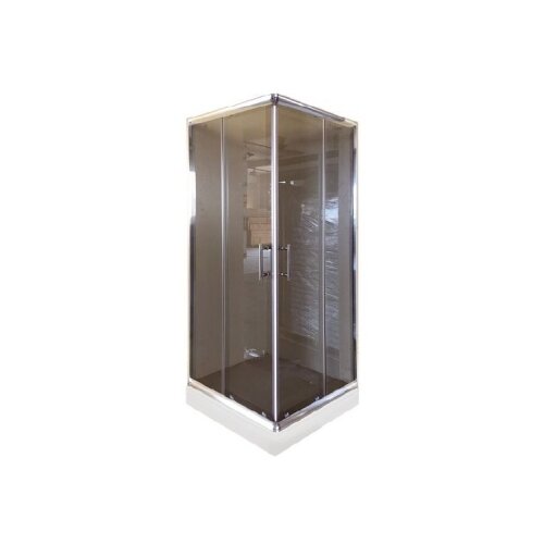 Linni tuš Transparent 80x80 gray Slike