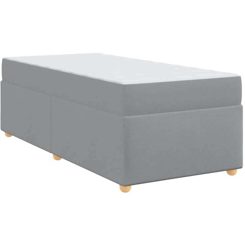  Okvir kreveta s madracem Ostalo Svjetlosiva 80 x 200 cm tkanina Slike