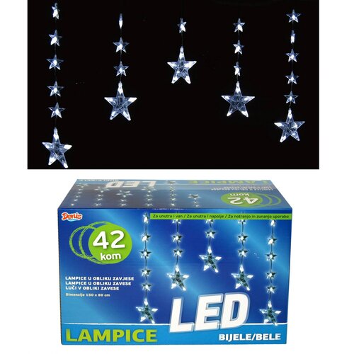 Denis 42 led zavesa, ledeno belo svetlo Cene