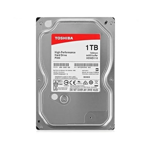 HDD 1TB Toshiba HDWD110UZSVA SATA3 64MB 7200RPM SATA 6.0GB/S P300 SERIA