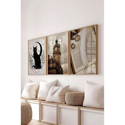 WALLXPERT Ç-300708 - 3040 set dekorativnih slika (3 komada) Cene
