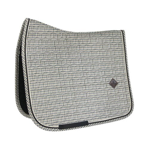 Kentucky Horsewear Dresurna podsedelnica "Pied-de-Poule" - rjava Cene