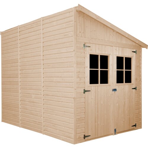 Timbela Lesena vrtna hiša - H244x218x318 cm/6 m2 - Vrtna lopa s podi - M339A+M339G, (21956346) Cene