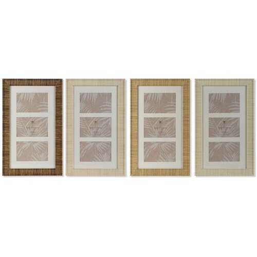  Okvir za sliku Home ESPRIT Bijela Smeđa Bež Prirodno Kristal polistiren Skandinavski 26 X 2 X 44 cm (4 kom.) Cijene