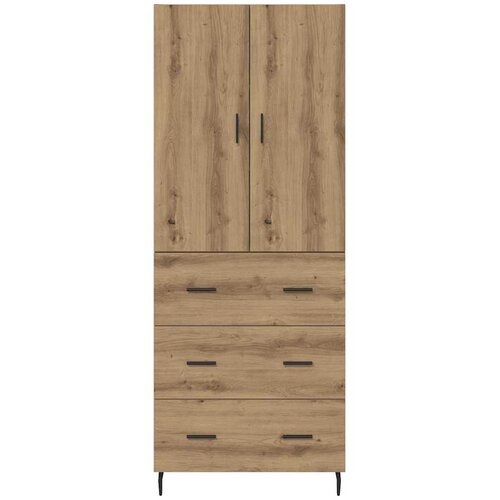  Highboard 2 kom. Umjetnički hrast 69,5 x 34 x 180 cm Slike