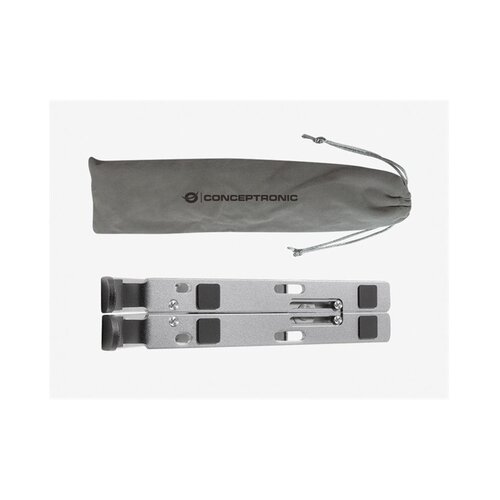 Conceptronic notebook postolje - THANA04S (maks.: 15,6&amp;quot;, podesiva visina, sklopivo, maks.: 50 kg, siva) Slike