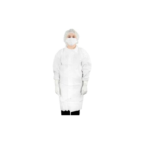  Antistat 600-5003E Antistatički jednokratni laboratorijski ogrtač Veličina haljine: L bijela Slike