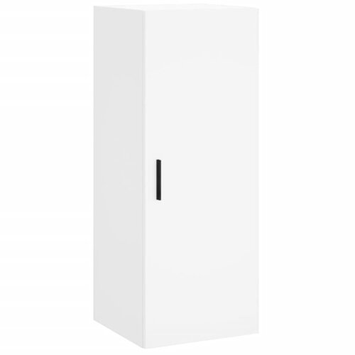 Maison Chic Stenska omarica - Zidna omarica bela 34,5x34x90 cm iu464, (22063153) Cene