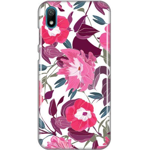 Teracell maska silikonska print za huawei Y5 2019/Honor 8S 2019/2020 pink flowers Slike