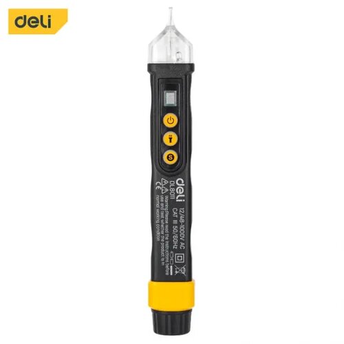 Deli TOOLS brezkontaktni tester napetosti z LED svetilko 12-1000V AC EDL8011 Cene