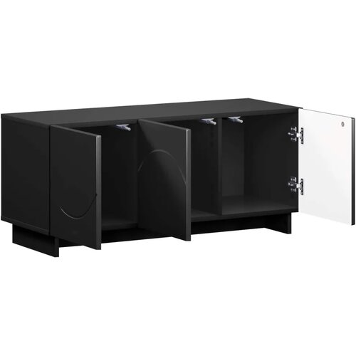  TV stalak 90 x 34 5 x 40 cm Crna Konstruirano drvo - Crna 90 x 34 5 x 40 cm Cene