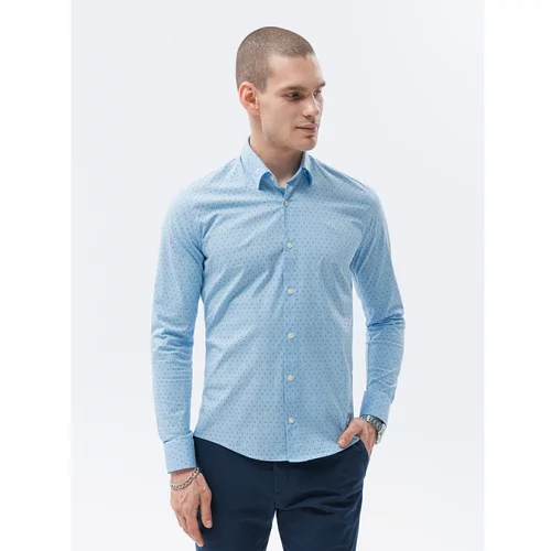 Ombre Clothing Men's elegant shirt with long sleeves