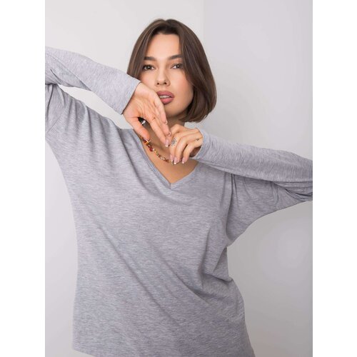 BASIC Feel Good Blouse-RV-BZ-5945.35P-grey Cene