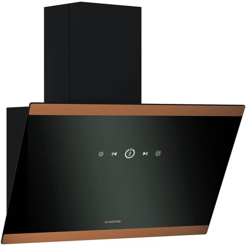 Klarstein FlashLine 60 napa | A++ | 524 m3/h | 3 razine | dotaknuti | tiho | LED | ekstrakcija/recirkulacija | 100 W Slike