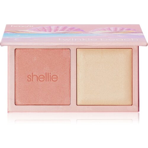 Benefit Twinkle Beach Blush &amp;amp; Highlighter Duo Palette multifunkcionalna paleta 4 g Slike