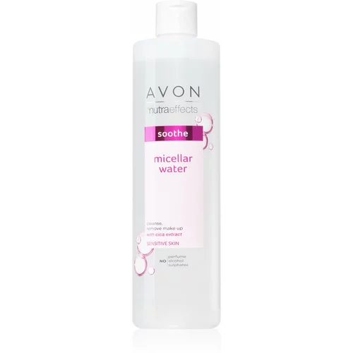 Avon Nutra Effects Soothe micelarna voda za čišćenje za osjetljivu kožu lica 400 ml