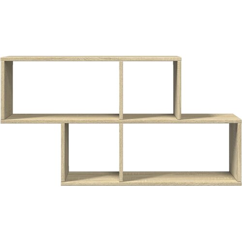  Zidna polica boja hrasta sonome 100 x 20 x 53 cm drvena Slike