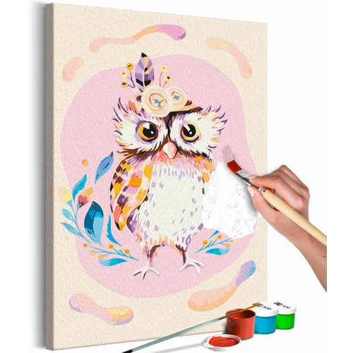  Slika za samostalno slikanje - Owl Chic 40x60