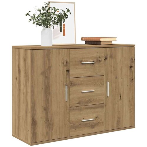 vidaXL Komoda Artisan hrast 90x29 5x65 cm izrađeno drvo Cene