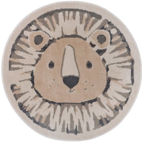 Hanse Home Bež dječji tepih &amp;oslash; 100 cm Lion &amp;ndash; Slike