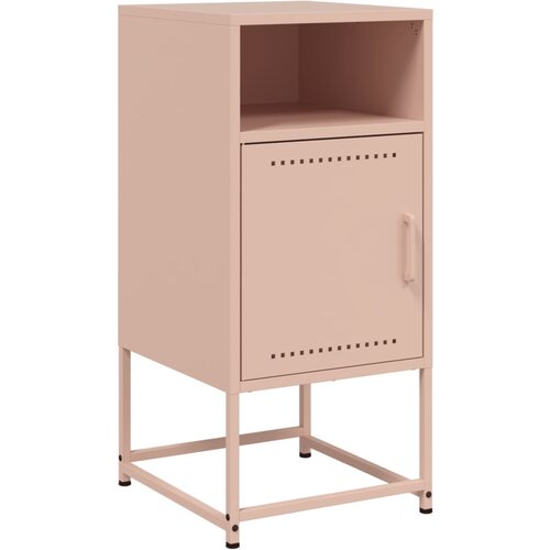 Maison Chic Nočna omarica - Nočna miza roza 36x39x78 cm jeklo, (21687777) Slike