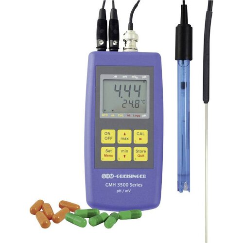 Greisinger Merilnik GMH 3511 za Ph-/Redox-/Temperaturo- GMH 3511 točen od 0.00 - 14.00 pH -5 do +150 °C, (20634212) Cene