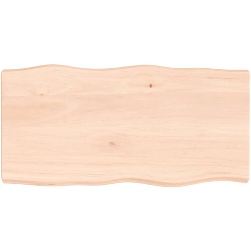 Stolna ploča 80x40x6 cm netretirana hrastovina sa živim rubom Cijene