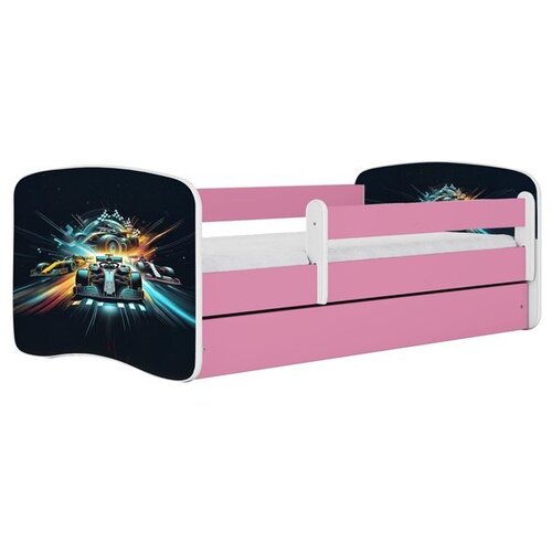 HAPPYKIDS Dječji krevet Dreamy formula 140x70 sa madracem bez ladice Rozičasta Cene
