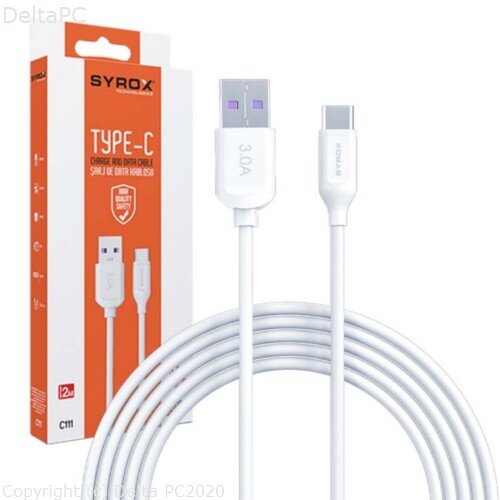 Syrox USB Kabel USB A-USB Type-C 3.0A 18W 2.0m Cijene