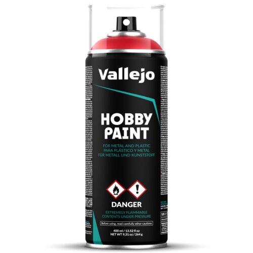 Vallejo Hobby Paint Spray Primer - Bloody Red Cene
