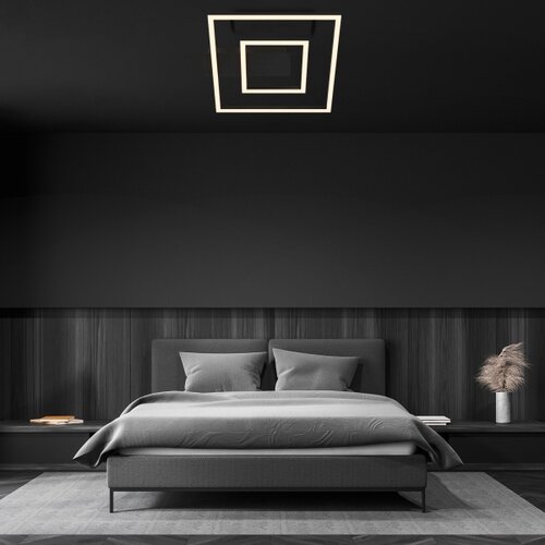 BRILONER LED plafonsko svetlo FRAME LED/22W/230V 3000K 30x32 cm crna Slike